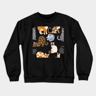 A Clowder of Cats Crewneck Sweatshirt